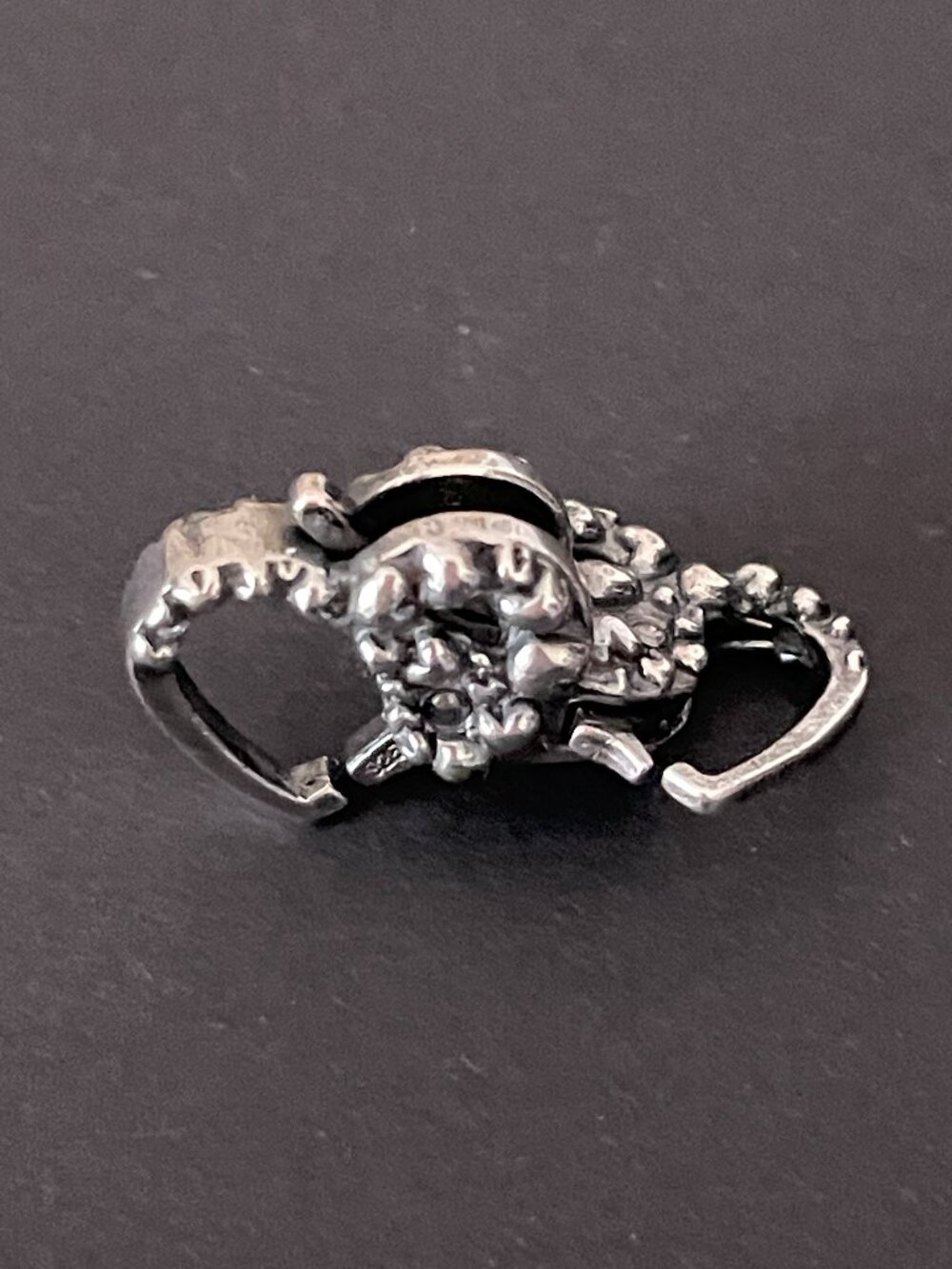 TROLLBEADS 925 Sterling Silver Catching Heart Clasp for Bracelet Necklace NEW